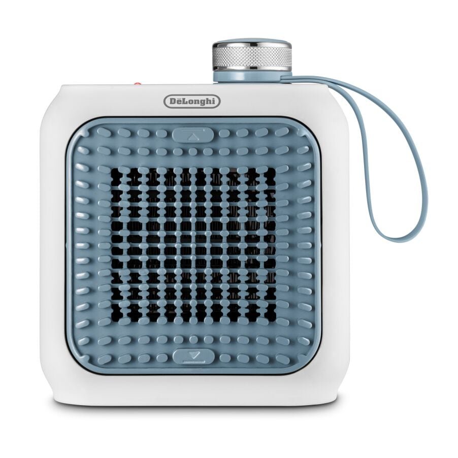 Termoventilatore silenzioso compatto da tavolo o camper 350W